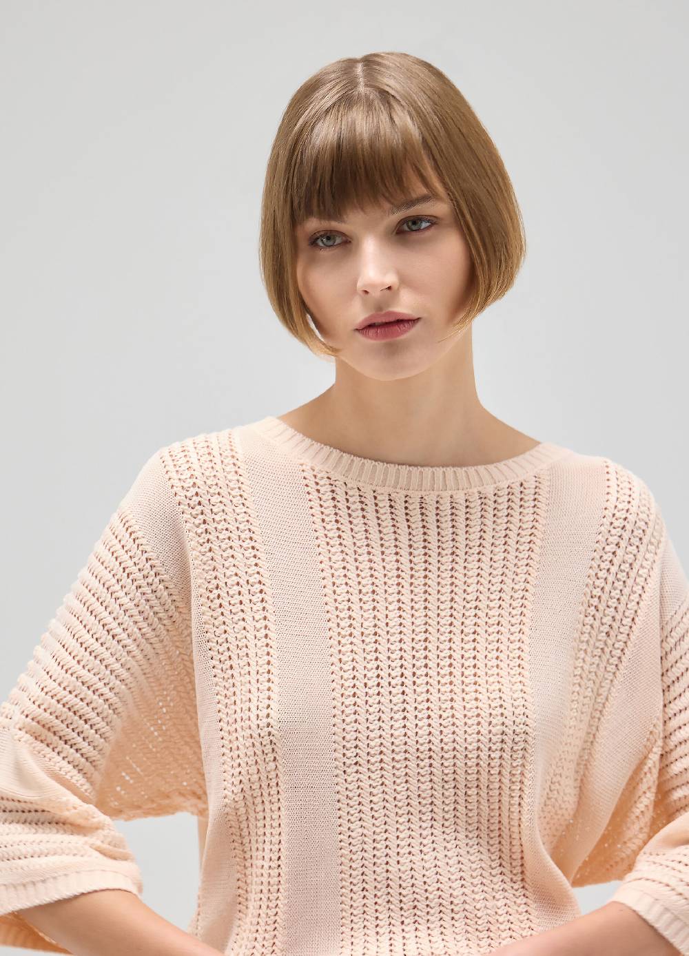 LES COPAINSMaglia tricot effetto traforato Shopping Online