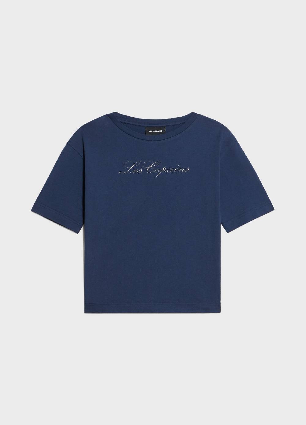 LES COPAINST-shirt in puro cotone con lettering Sconto