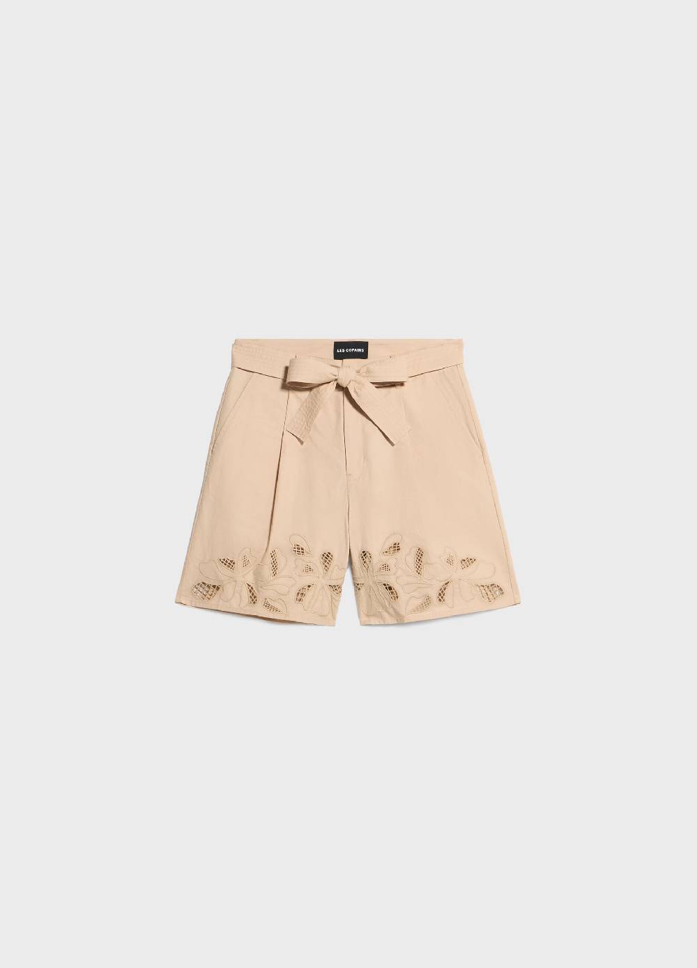 LES COPAINSShorts in cotone con ricamo Online
