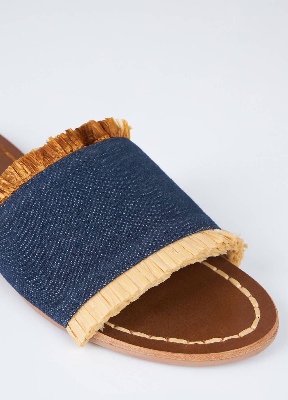 LES COPAINSSandali bassi in denim Vendite Flash
