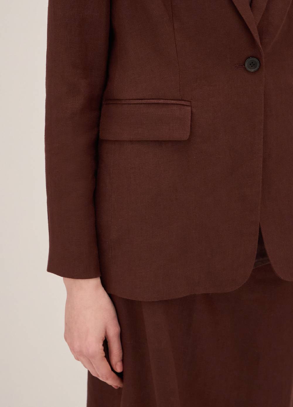 LES COPAINSBlazer in puro lino Nuovo