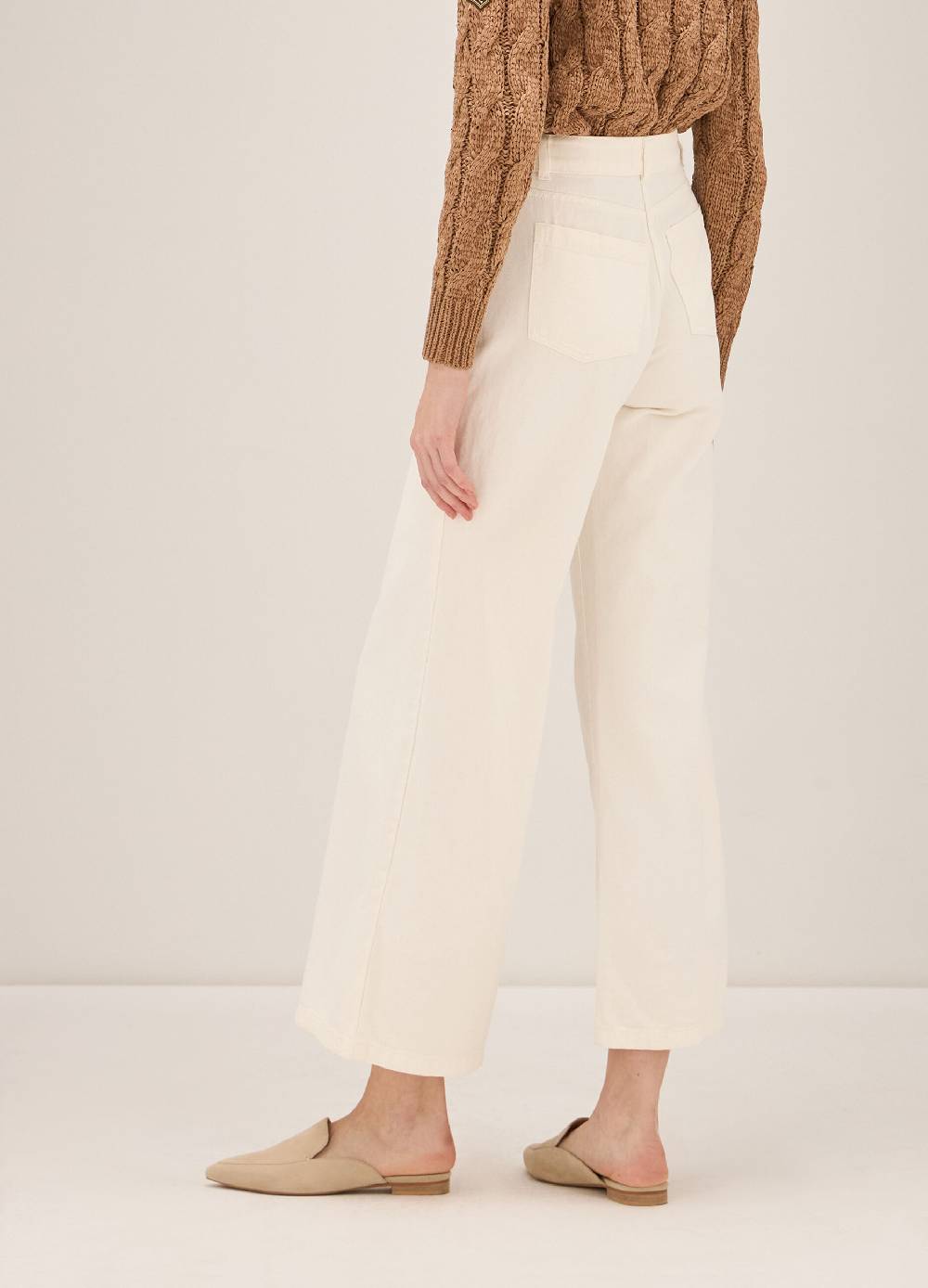 LES COPAINSDenim stile culotte in cotone Vendita