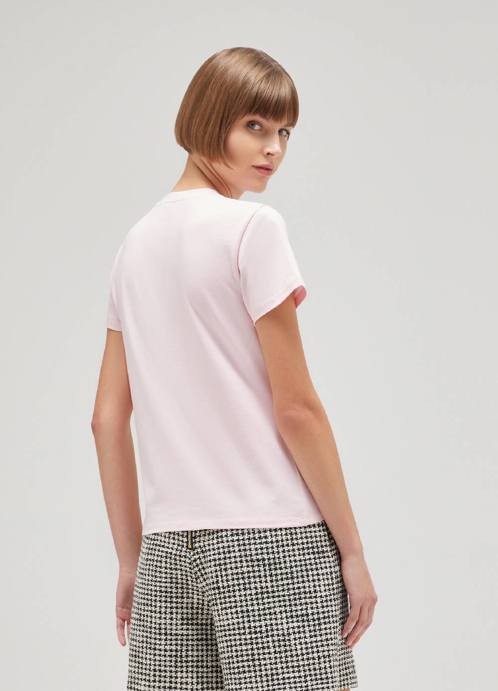 LES COPAINST-shirt a mezza manica in cotone stretch Qualità Garantita