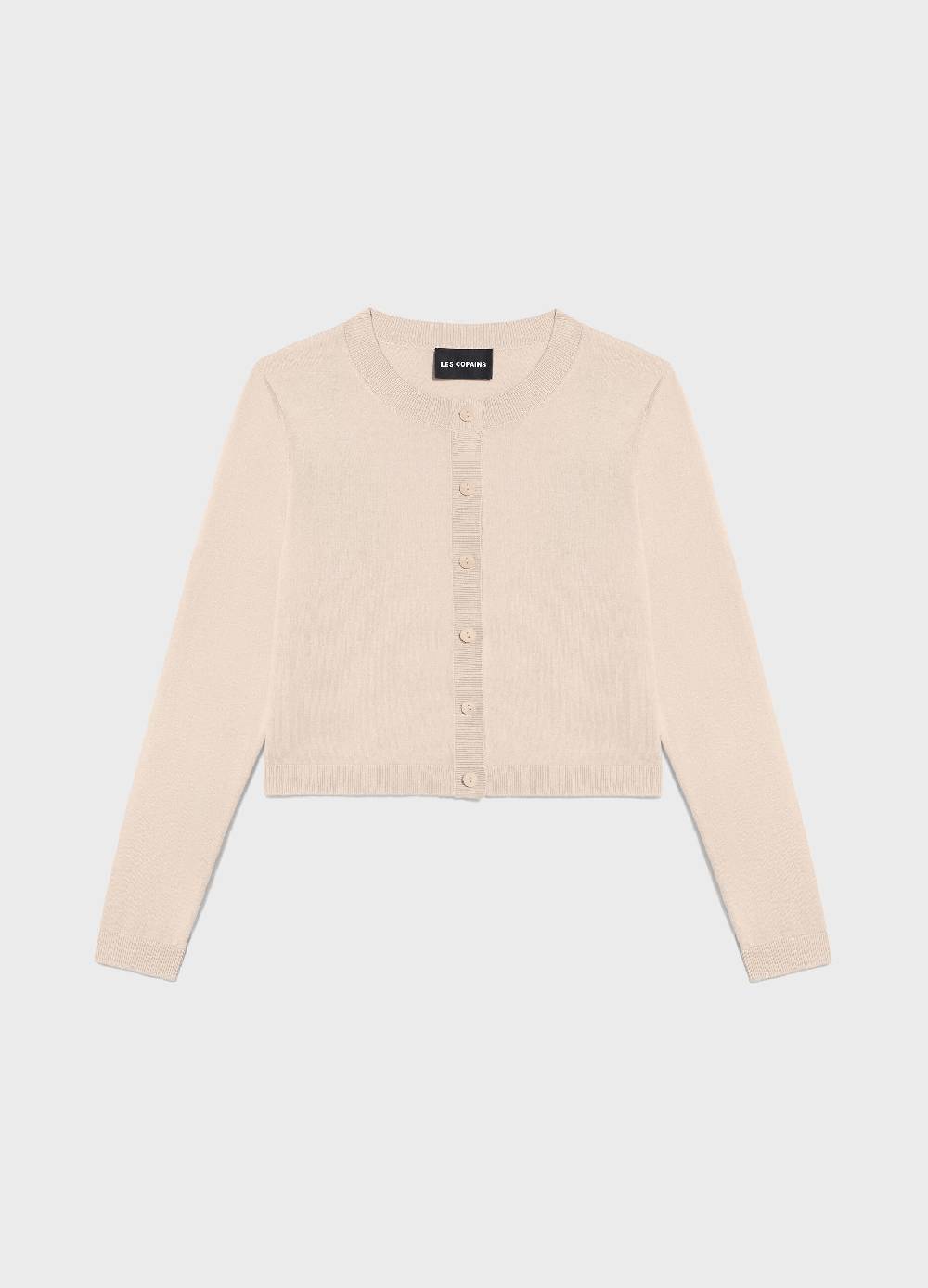 LES COPAINSCardigan tricot in seta e cotone Convenienza