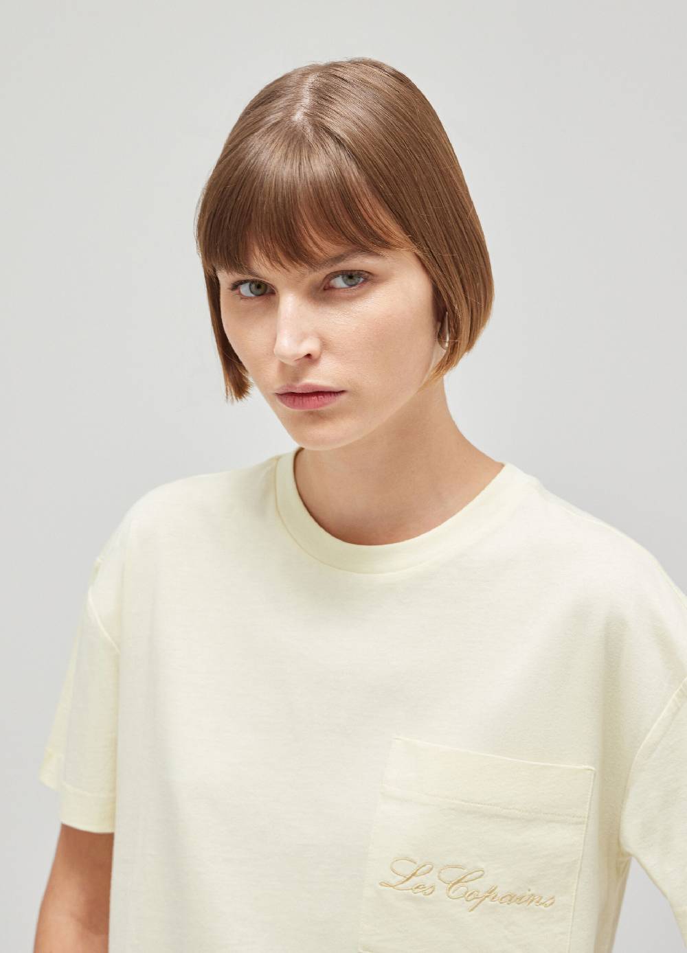LES COPAINST-shirt con logo in puro cotone Novità