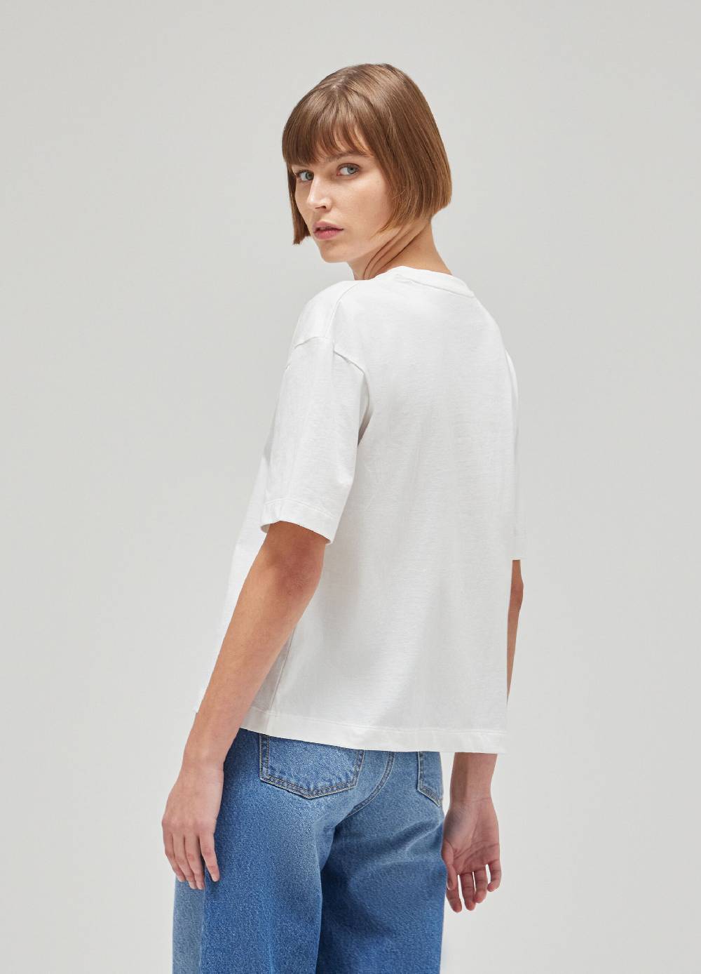 LES COPAINST-shirt boxy in cotone Presa