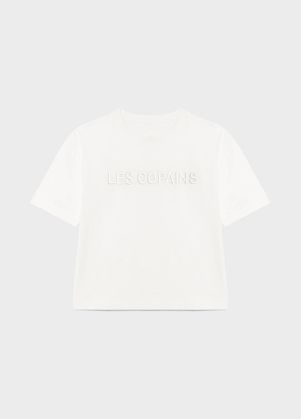 LES COPAINST-shirt boxy in cotone Presa