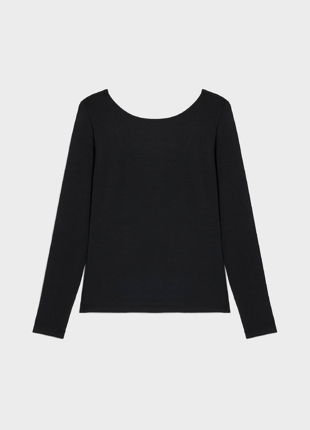 LES COPAINSMaglia a maniche lunghe in tessuto stretch Offerta