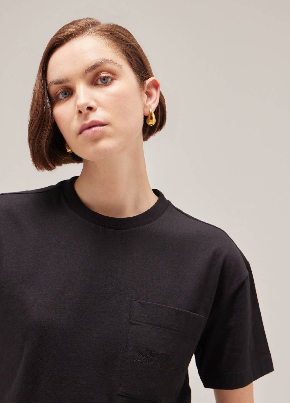 LES COPAINST-shirt con logo in puro cotone Outlet