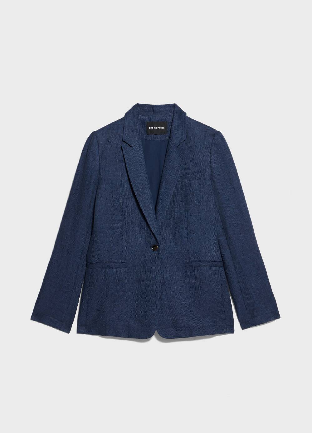 LES COPAINSBlazer in puro lino In Vendita