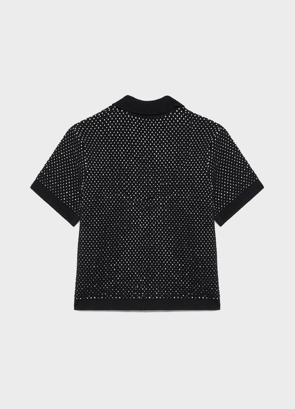 LES COPAINSMaglia tricot a maniche corte jacquard Negozi Online