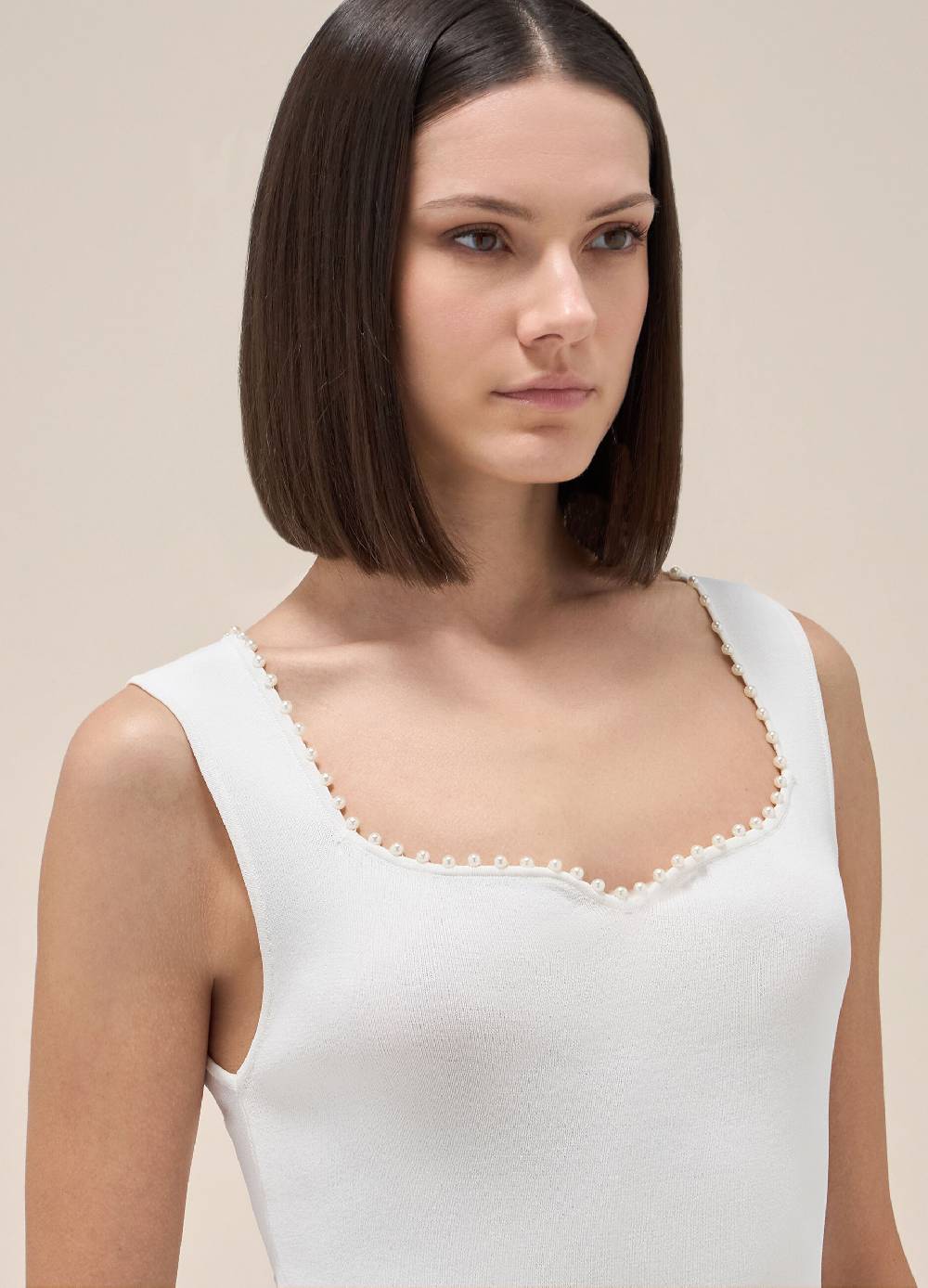 LES COPAINSTop smanicato con scollo Saldi Di Fabbrica