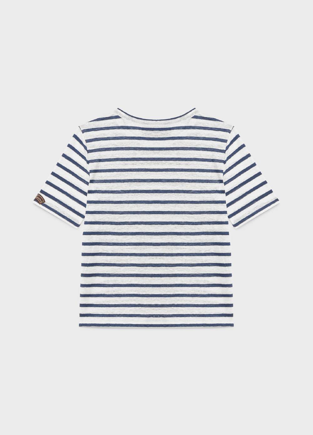 LES COPAINST-shirt a righe in puro lino Negozio