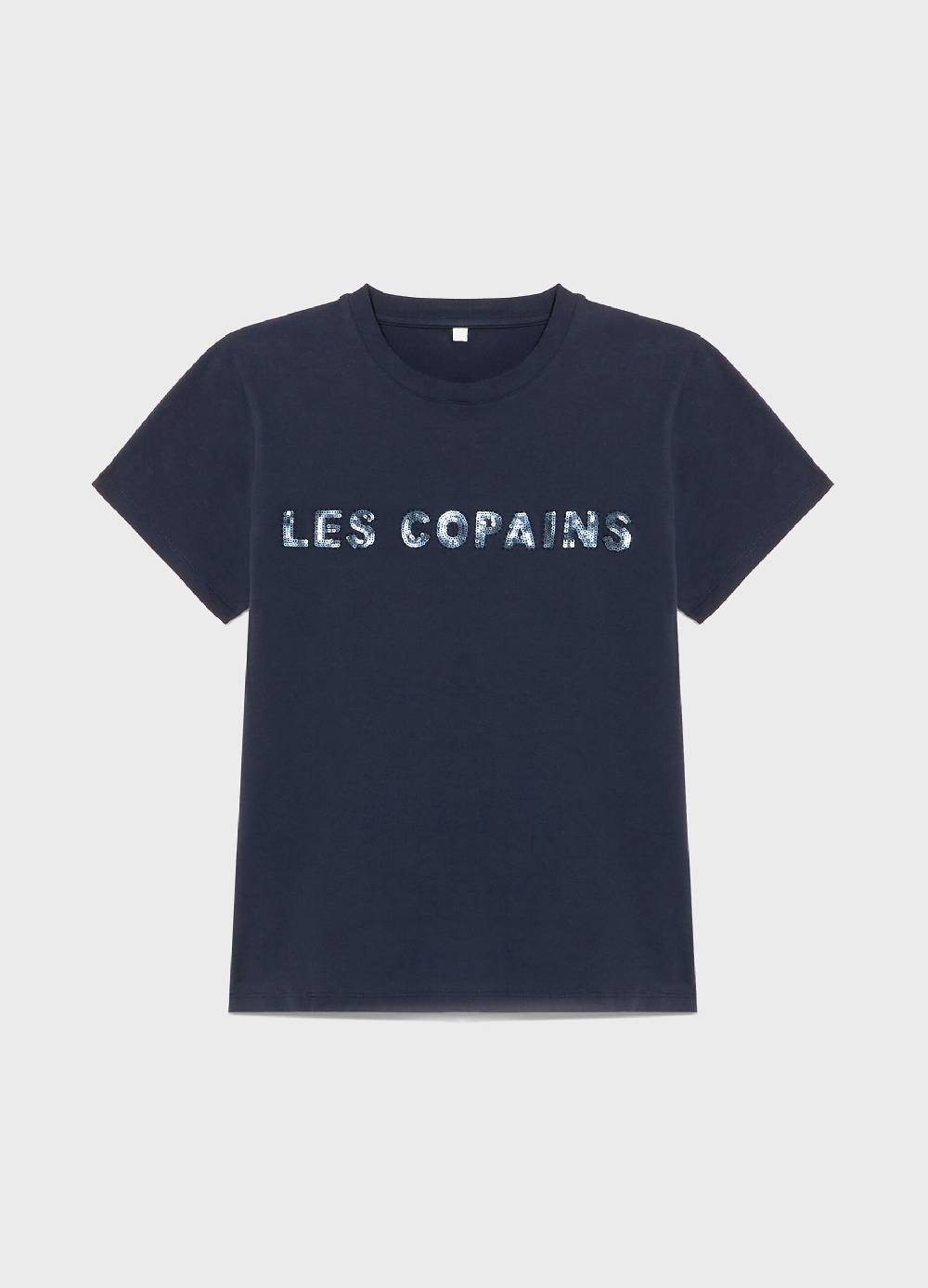 LES COPAINST-shirt a mezza manica in cotone stretch 2025