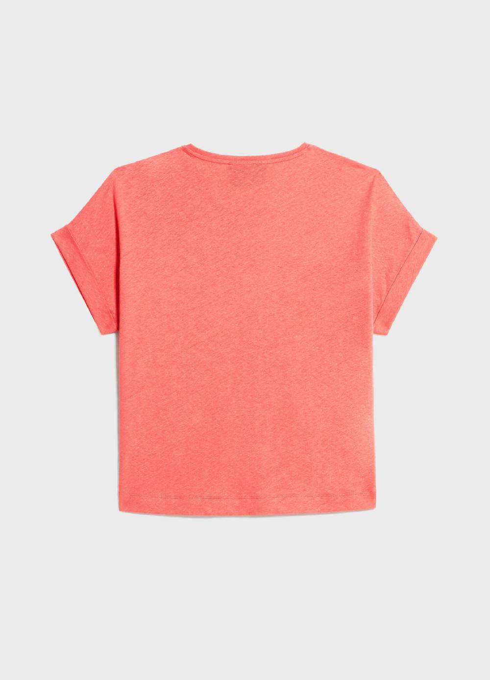 LES COPAINST-shirt in lino e cotone Prezzo Ridotto