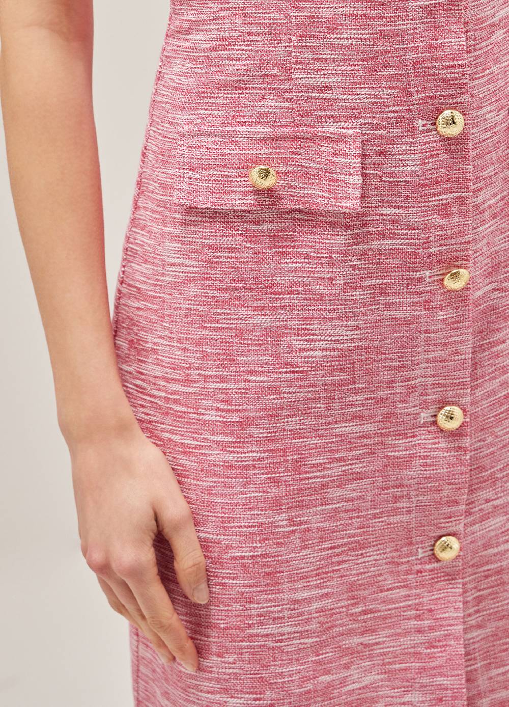 LES COPAINSAbito corto misto cotone effetto tweed Sottocosto