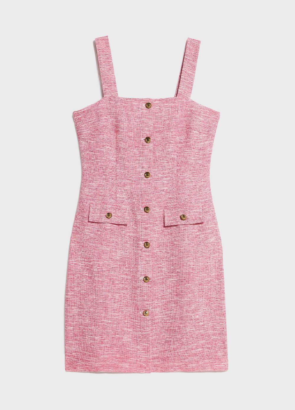 LES COPAINSAbito corto misto cotone effetto tweed Sottocosto