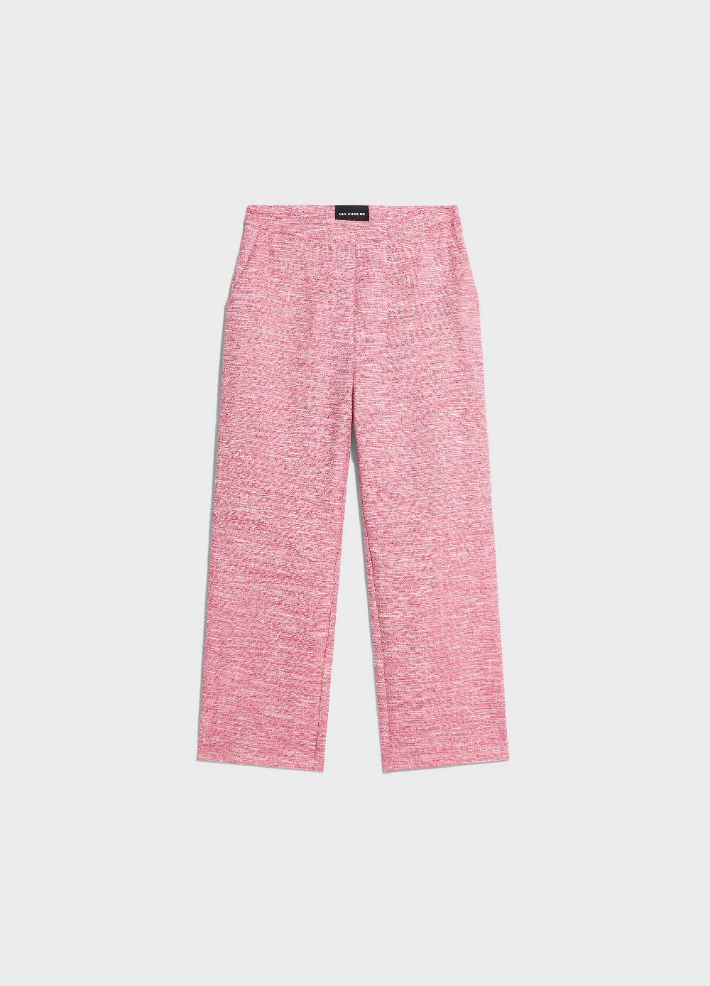 LES COPAINSPantaloni flare fit effetto tweed Convenienza