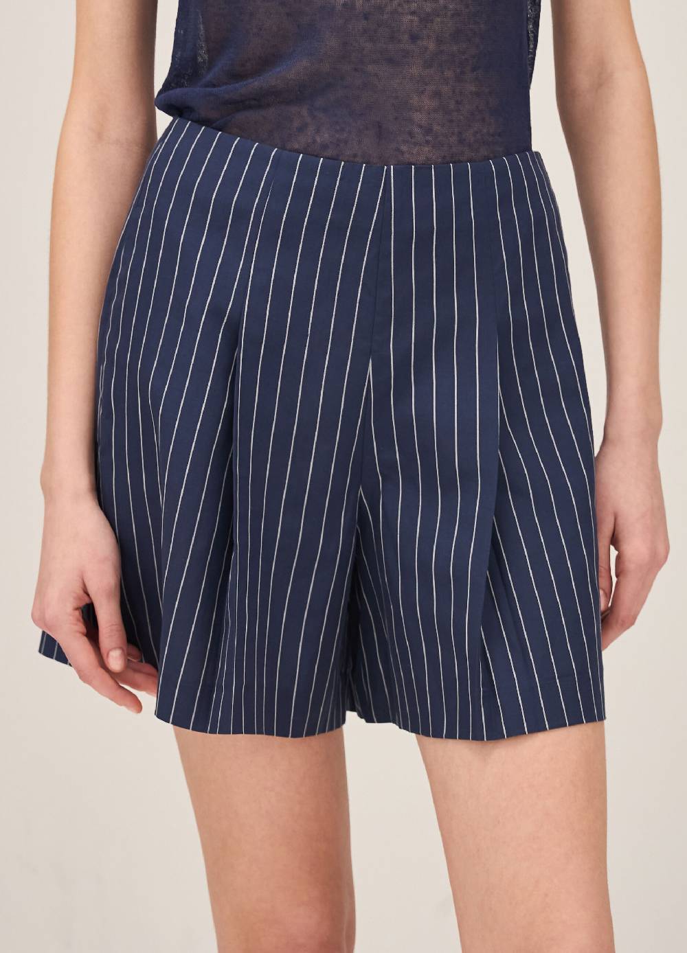 LES COPAINSPantaloni shorts gessati Sconto