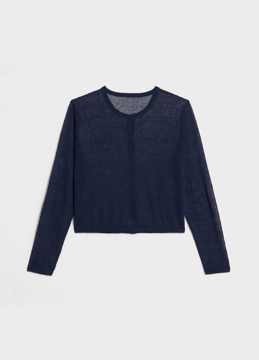 LES COPAINSCardigan tricot in misto lino Online