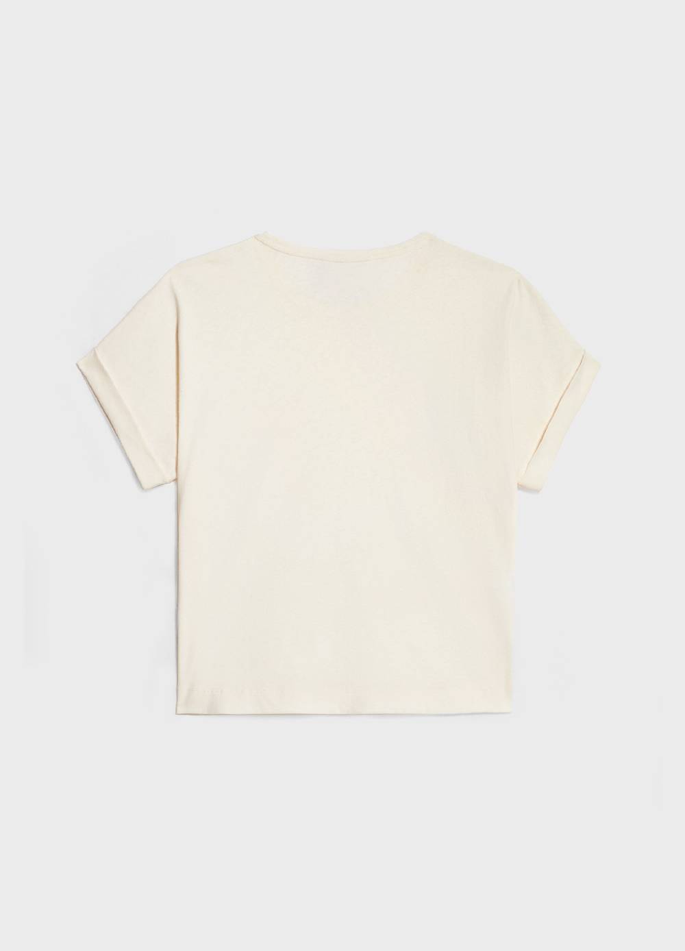 LES COPAINST-shirt in lino e cotone Vendite Flash