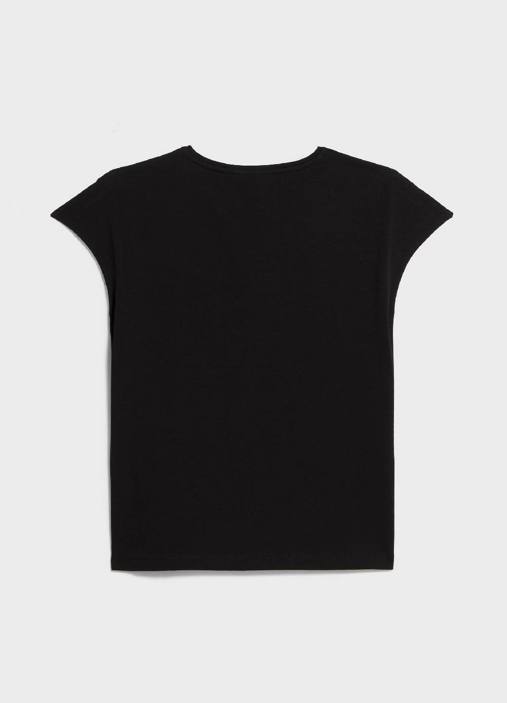 LES COPAINST-shirt in cotone stretch con lettering In Saldo