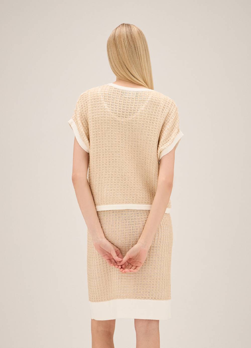 LES COPAINSMaglia tricot a maniche corte Nuova