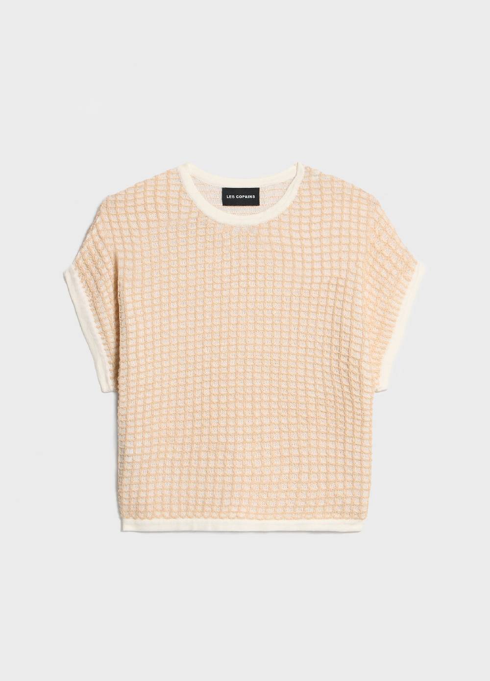 LES COPAINSMaglia tricot a maniche corte Nuova