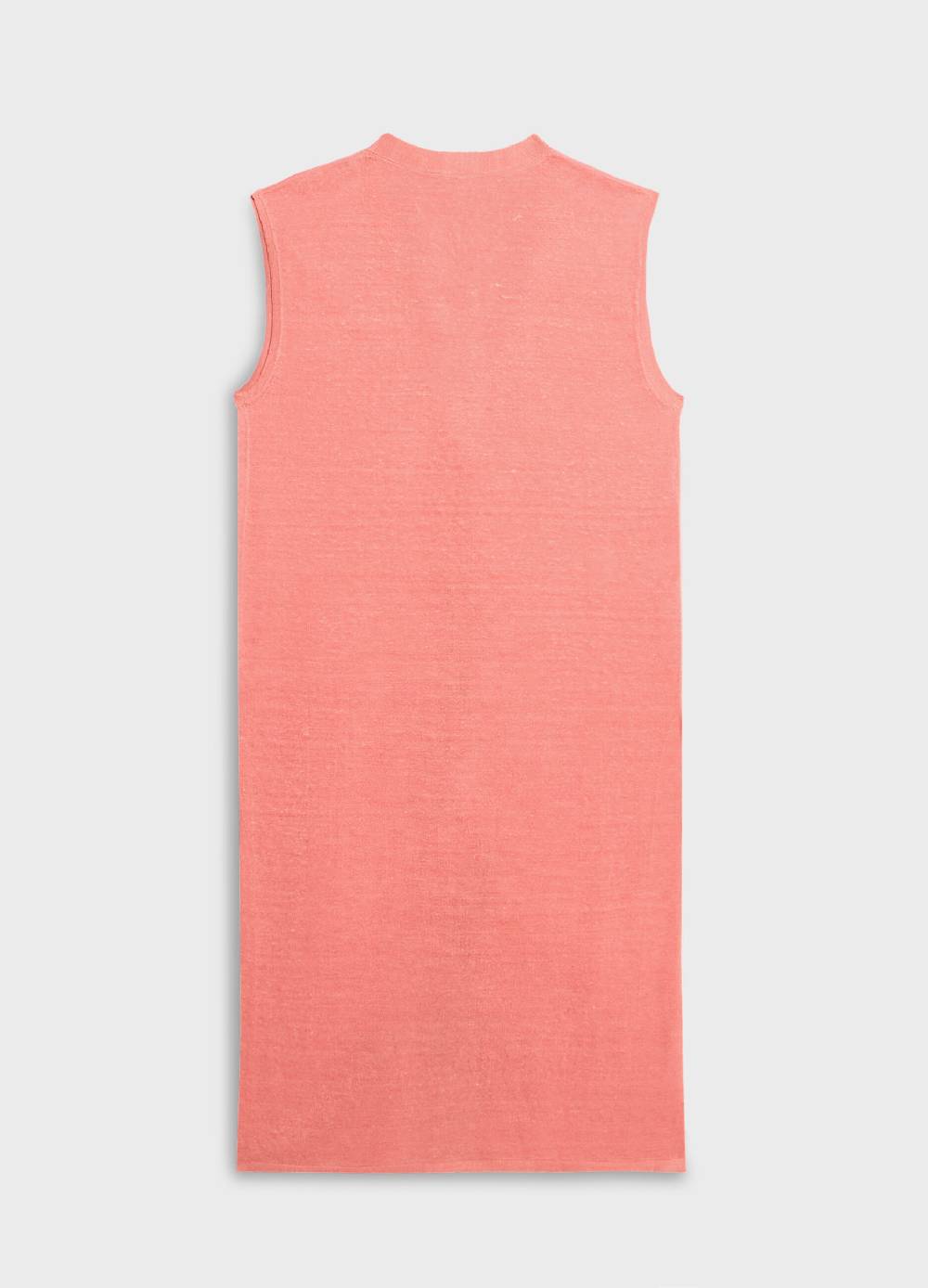 LES COPAINSGilet lungo tricot in misto lino 2025