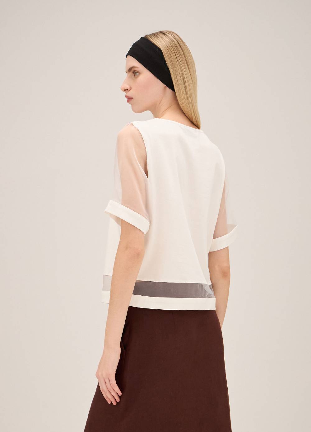 LES COPAINST-shirt in cotone con inserti Offerte stagionali