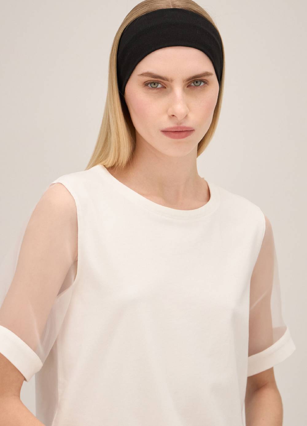 LES COPAINST-shirt in cotone con inserti Offerte stagionali