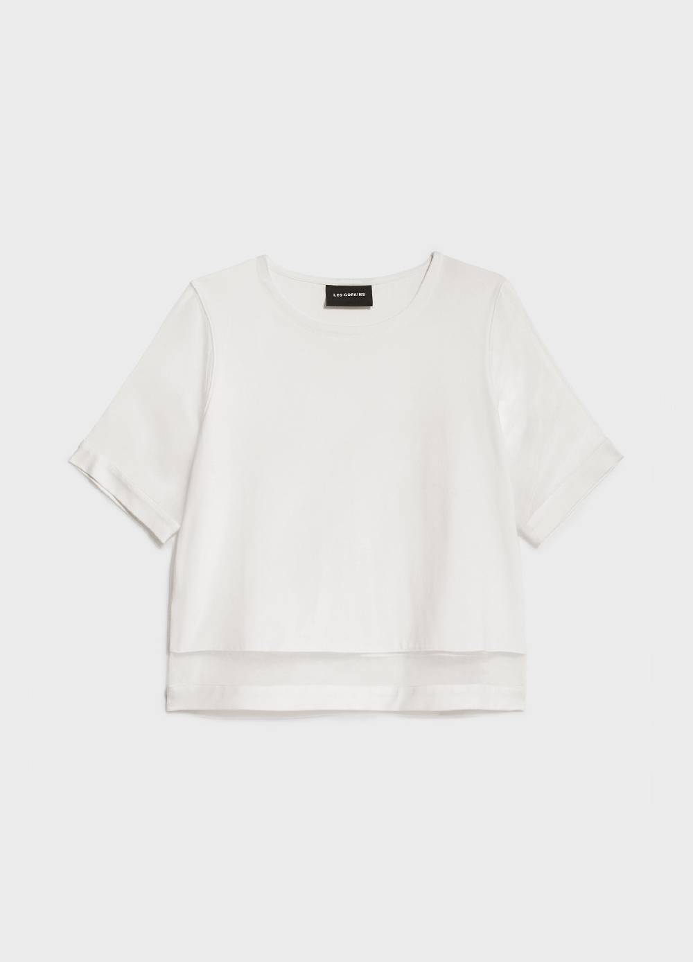 LES COPAINST-shirt in cotone con inserti Offerte stagionali