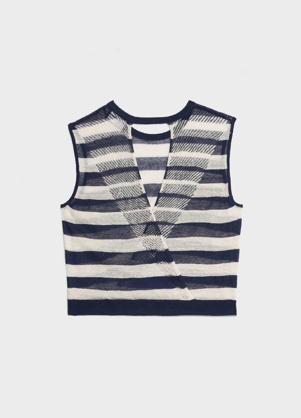 LES COPAINSCanotta tricot in misto lino Prezzo Ridotto