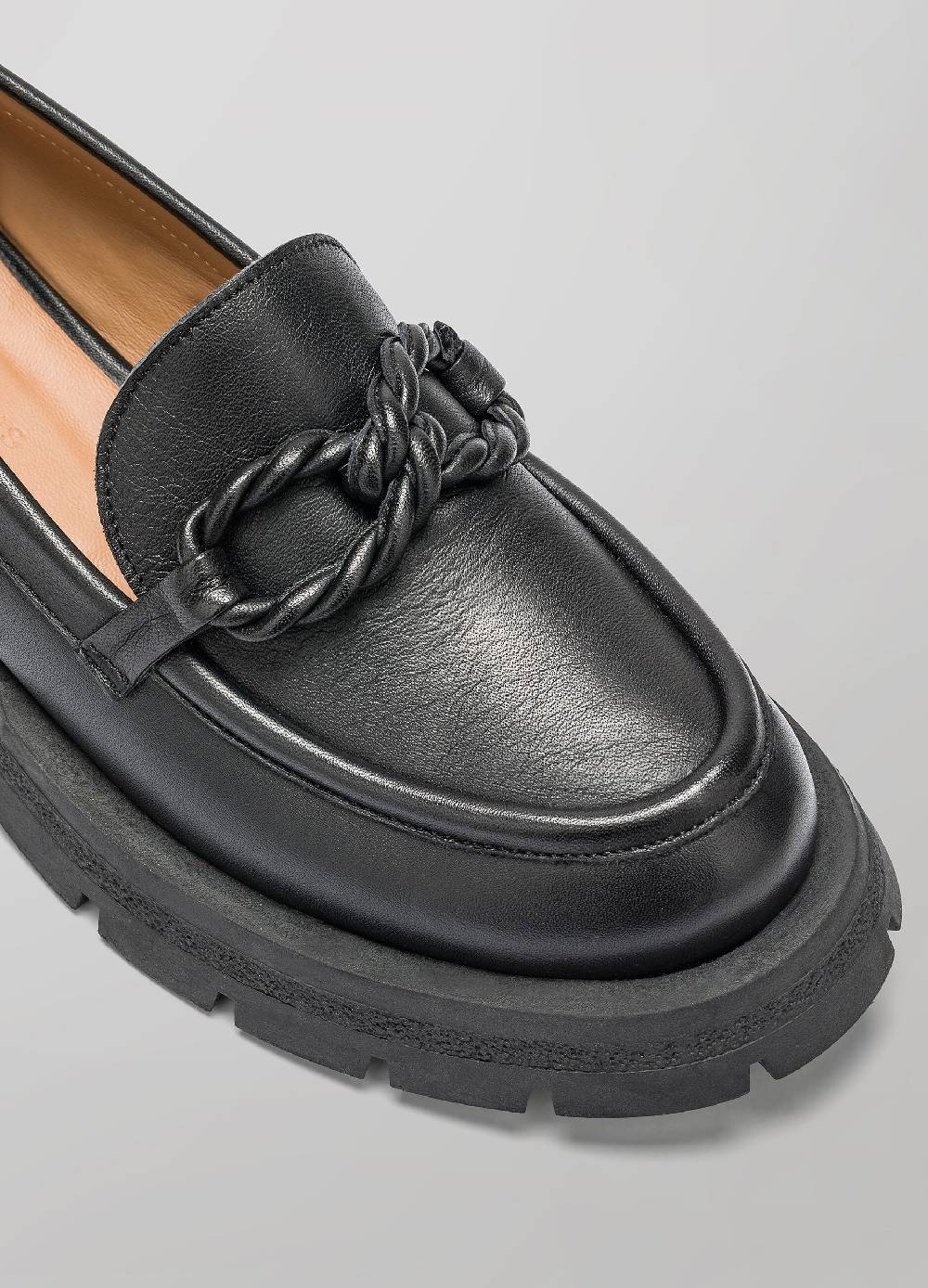 LES COPAINSMocassino chunky in pelle Vendita Economica