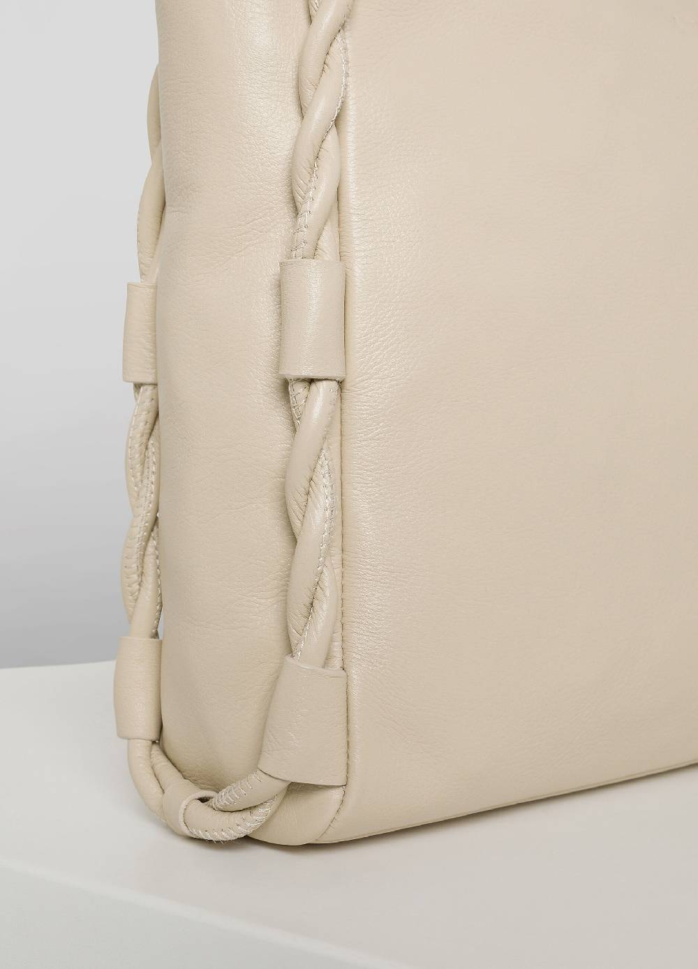 LES COPAINSBorsa a spalla tote bag in vera pelle Italy