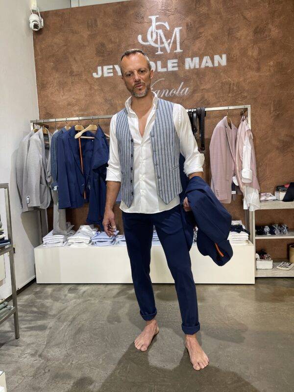 JCM Jey Coleman Pantalone uomo blu punto milano Exibit Offerte