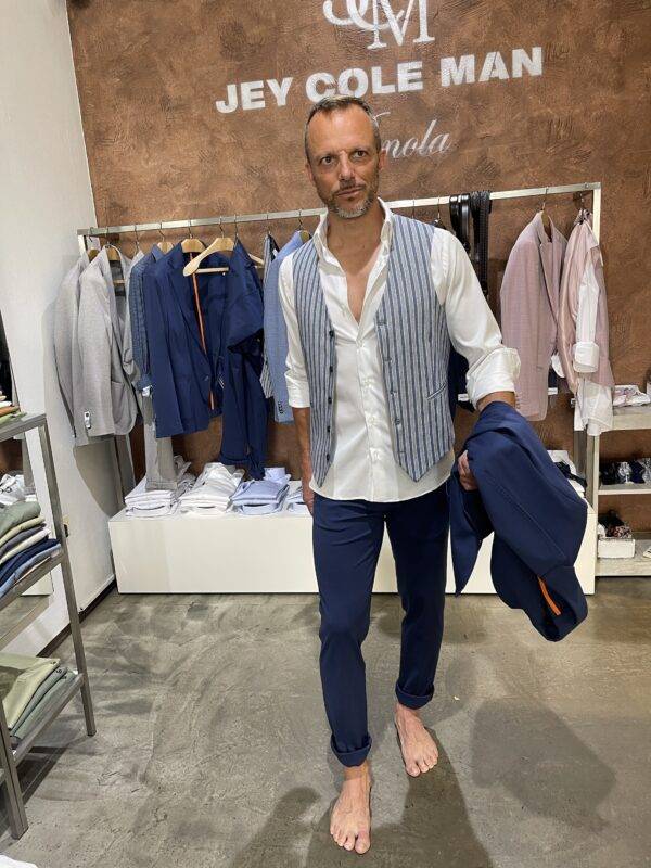 JCM Jey Coleman Pantalone uomo blu punto milano Exibit Offerte