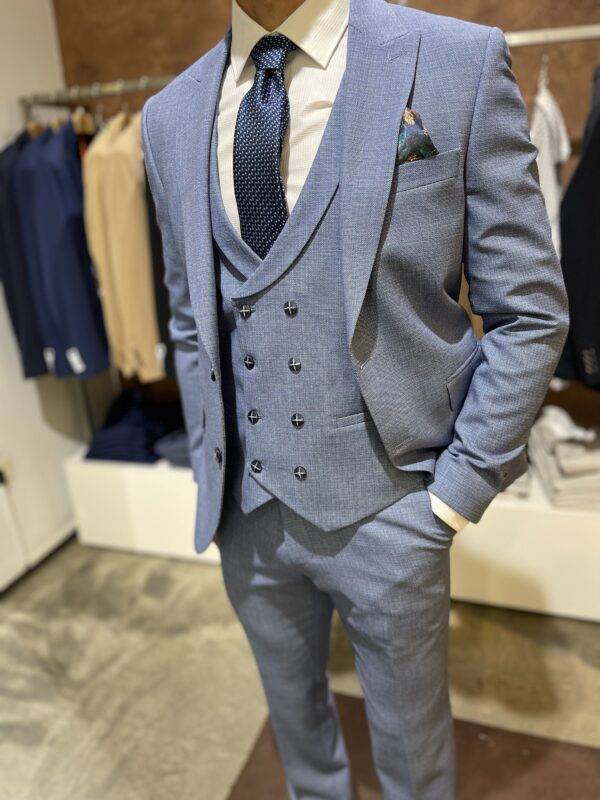 JCM Jey Coleman Abito uomo elegante con giacca gilet e pantalone Piero Giachi Nuova