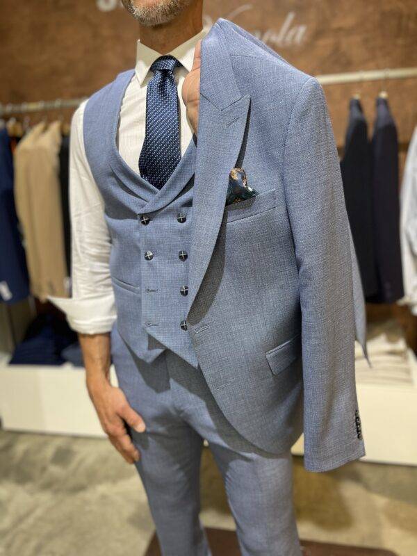 JCM Jey Coleman Abito uomo elegante con giacca gilet e pantalone Piero Giachi Nuova