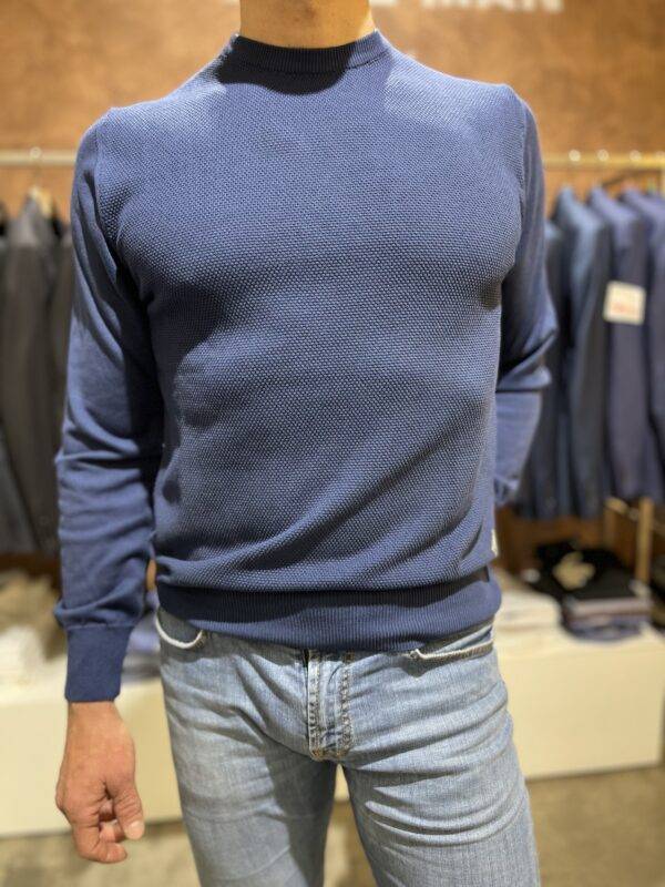 JCM Jey Coleman Maglia uomo blu girocollo Roy Roger’s Nuovo