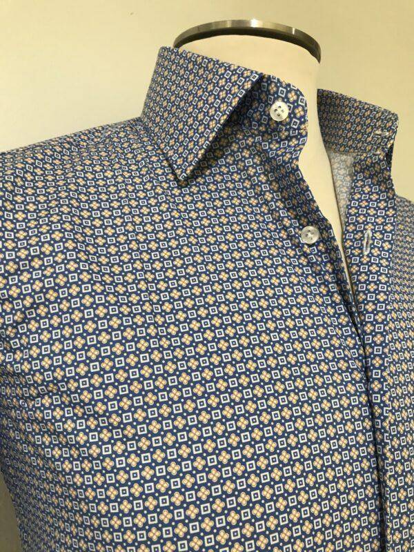 JCM Jey Coleman Camicia uomo microfantasia slim Fit Saldi
