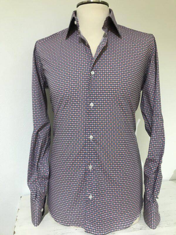 JCM Jey Coleman Camicia uomo microfantasia slim Fit Saldi