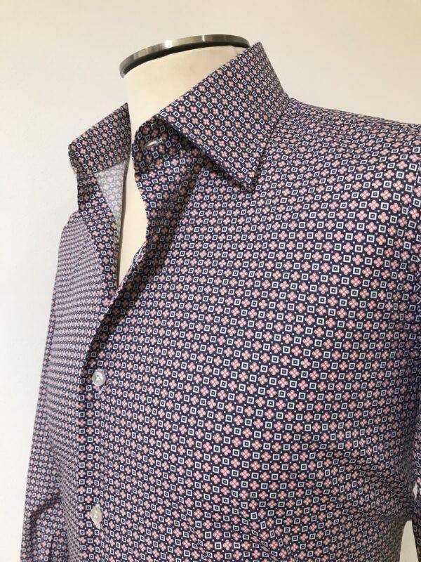 JCM Jey Coleman Camicia uomo microfantasia slim Fit Saldi