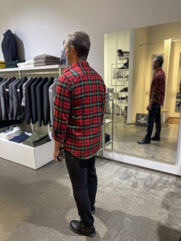 JCM Jey Coleman Camicia uomo in cotone flanellato, Di Biasi Saldi Di Fabbrica