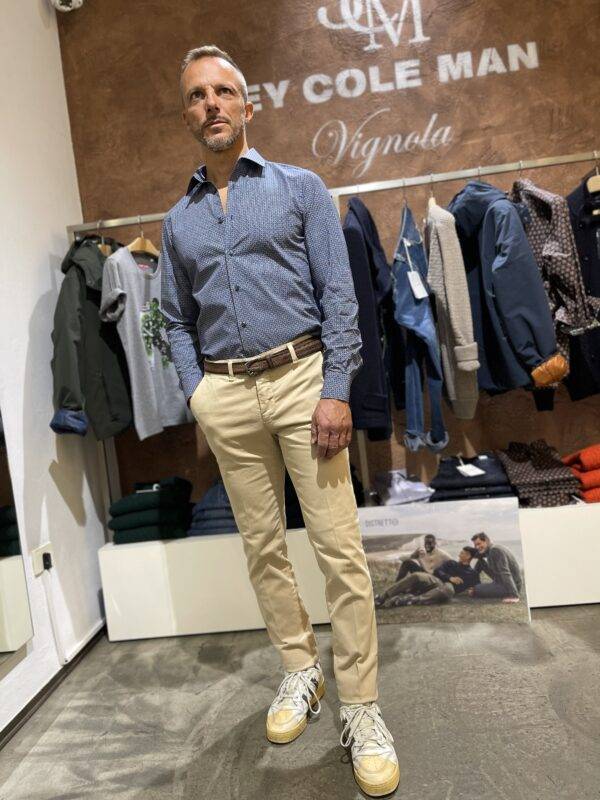JCM Jey Coleman Camicia uomo fantasia Luca Argentieri Italia