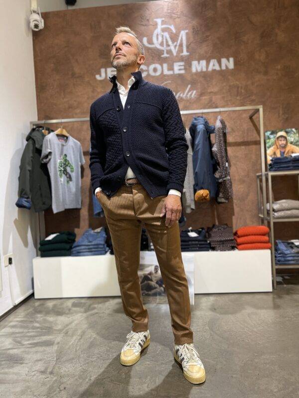JCM Jey Coleman Pantaloni uomo microfantasia Exibit 2025