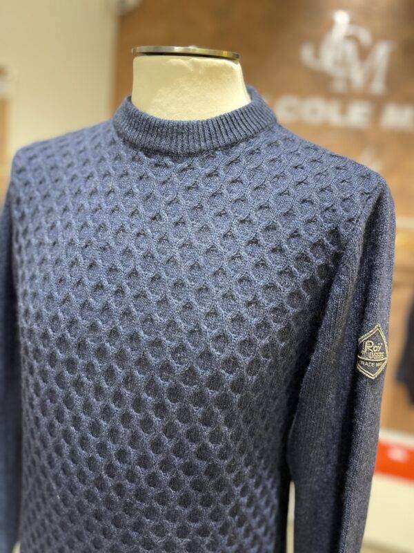 JCM Jey Coleman Maglia uomo girocollo misto lana e cashmere Roy Roger’s In Linea