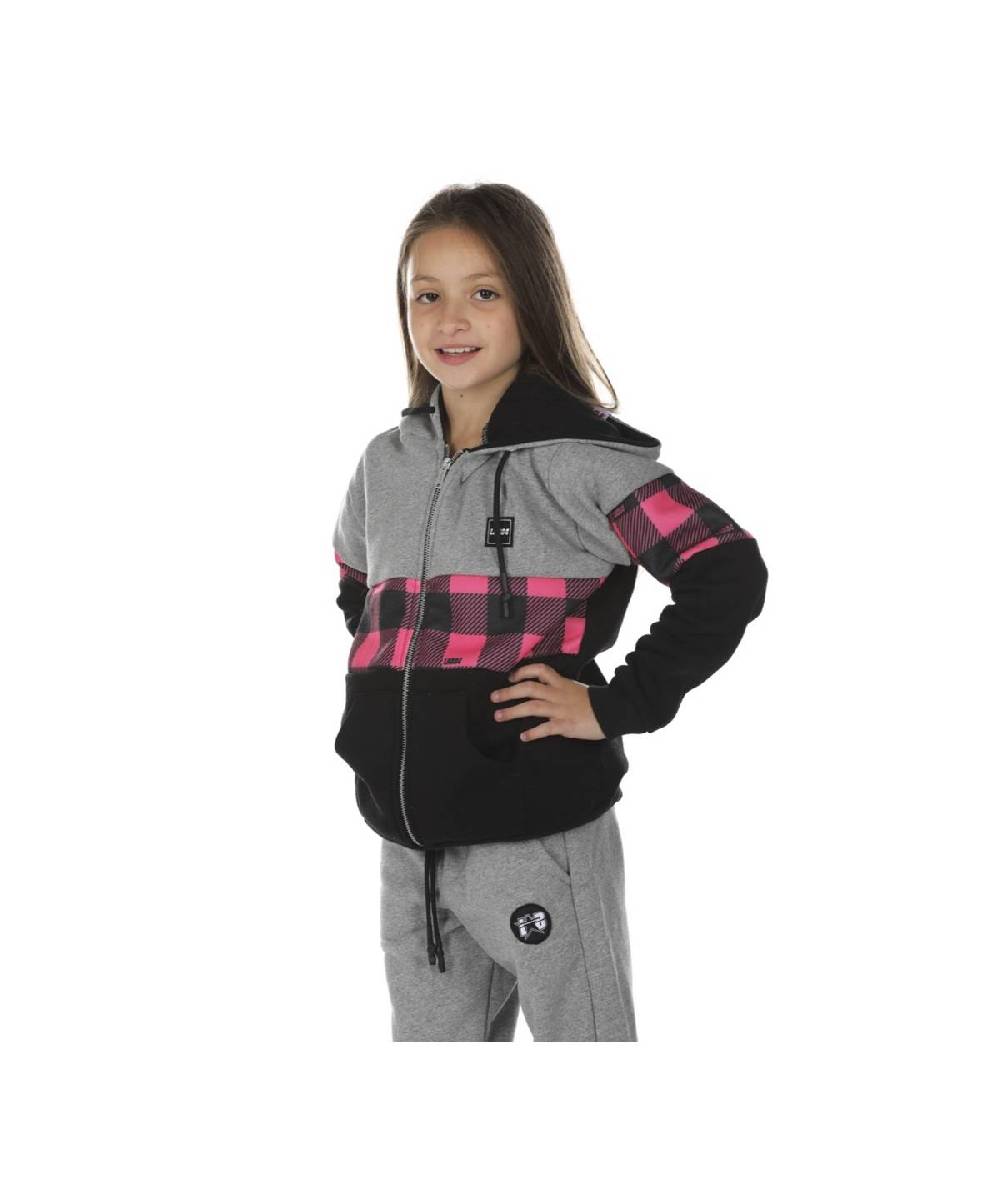 Lab84 FELPA ZIP CAPP Sconto
