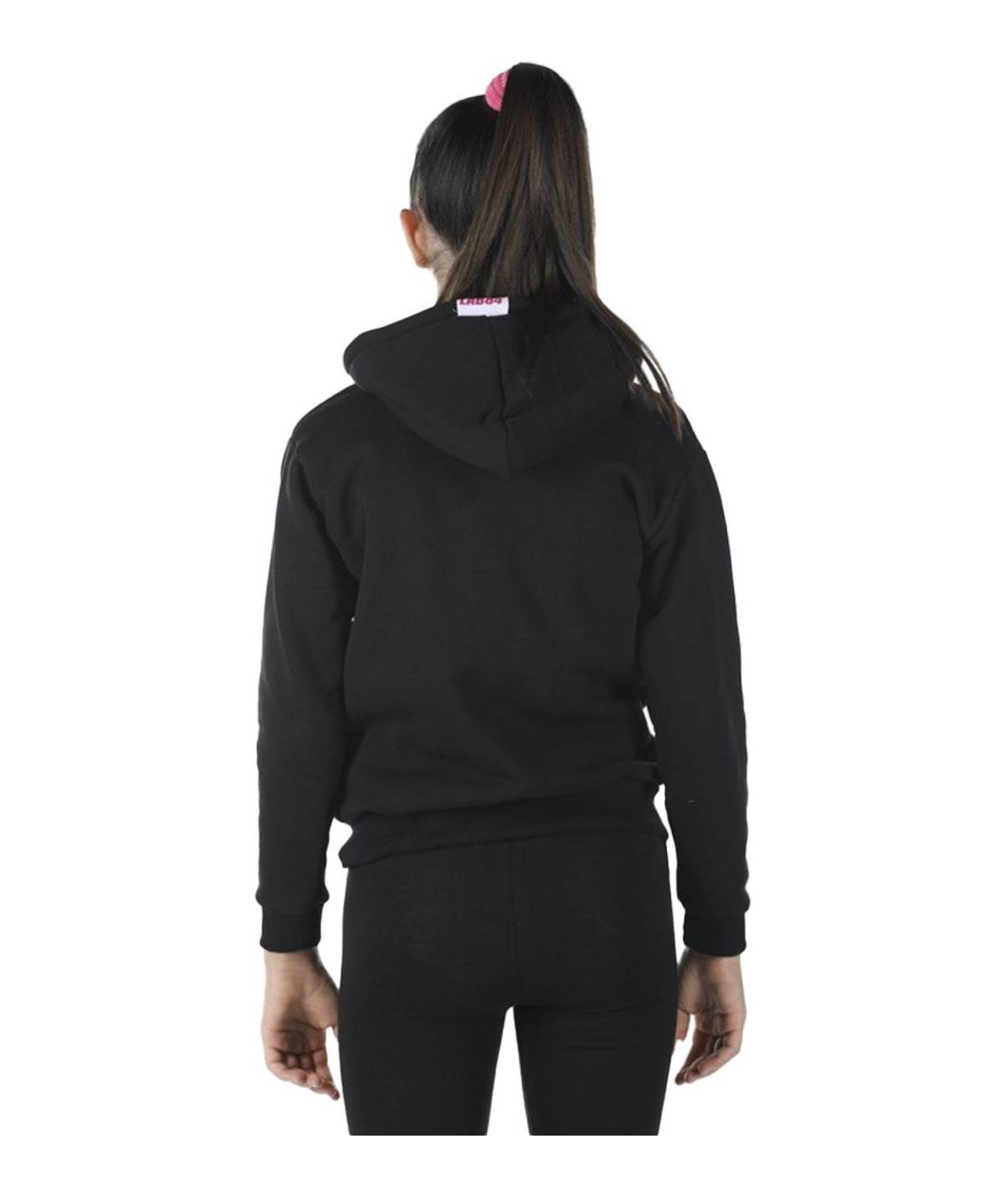 Lab84 FELPA FULL ZIP C/CAPP. + MARSUPIO Italia