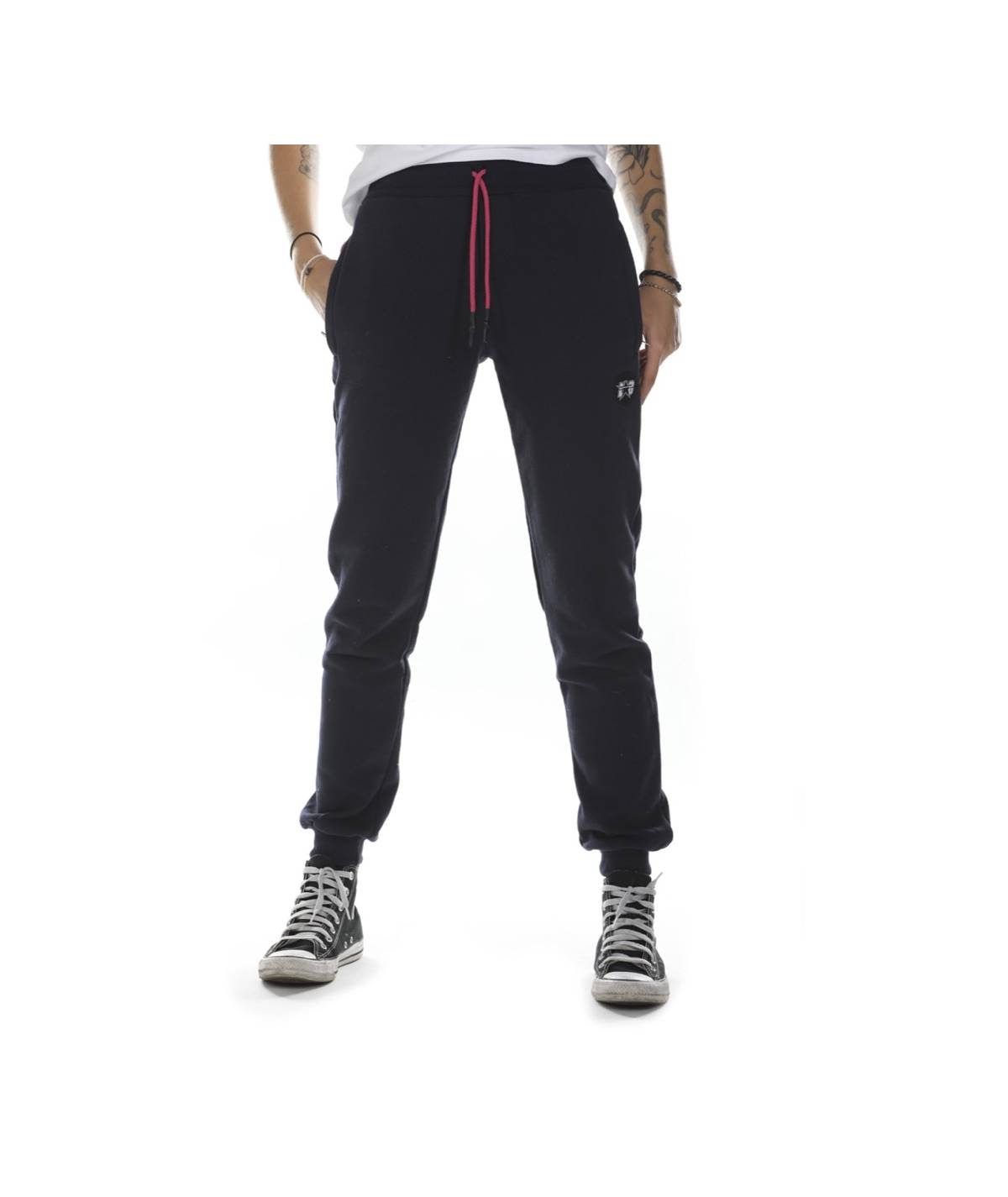 Lab84 PANTALONE ZIP FLUO Nuovo